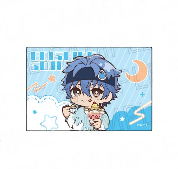 SR-GYM TV Anime "Dead Account" Relax Time Square Cut Sticker Soji Enishiro Bild 1