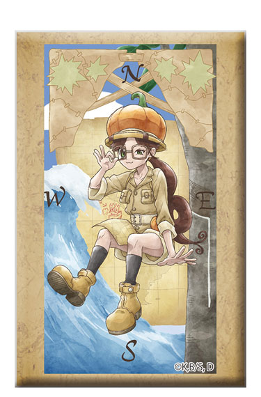 Toho Dr. STONE Square Tin Badge w/Stand Chelsea รูปภาพ 1