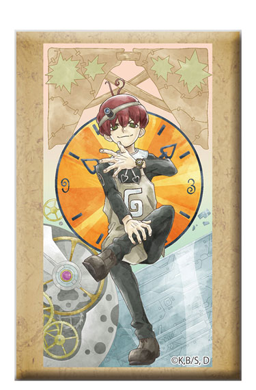 Toho Dr. STONE Square Tin Badge w/Stand Joel รูปภาพ 1