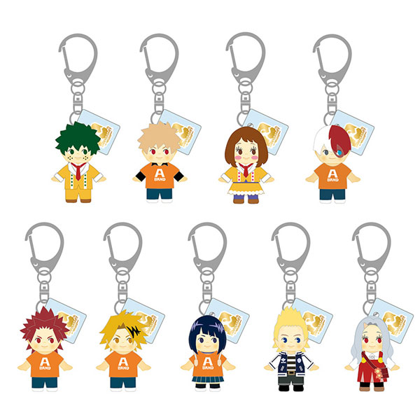 Toho My Hero Academia Trading Costume Kewpie Keychain School Festival ver. 9Pack BOX image 1