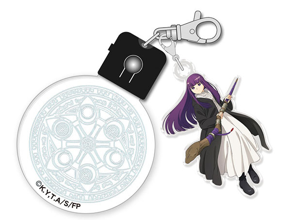 Philia TV Anime "Frieren: Beyond Journey's End" LED Keychain w/Acrylic Figure (Fern) gambar 1