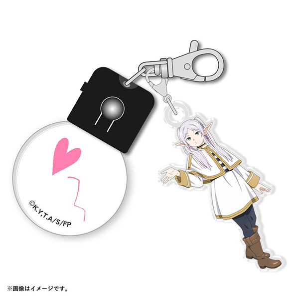 Philia TV Anime "Frieren: Beyond Journey's End" LED Keychain w/Acrylic Figure (Blow Kiss)