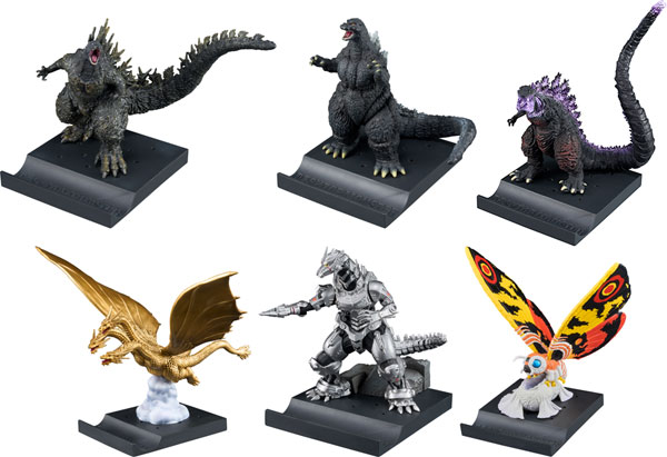 Toho DESKTOP MONSTER -collective- Vol.1 Set of All 6 Types