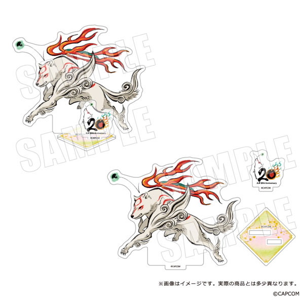 empty Okami 20th Anniversary Acrylic Stand 01. Amaterasu A imagen 1
