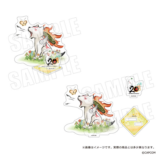 empty Okami 20th Anniversary Okami Legend Acrylic Stand 04. Chibiterasu imagen 1
