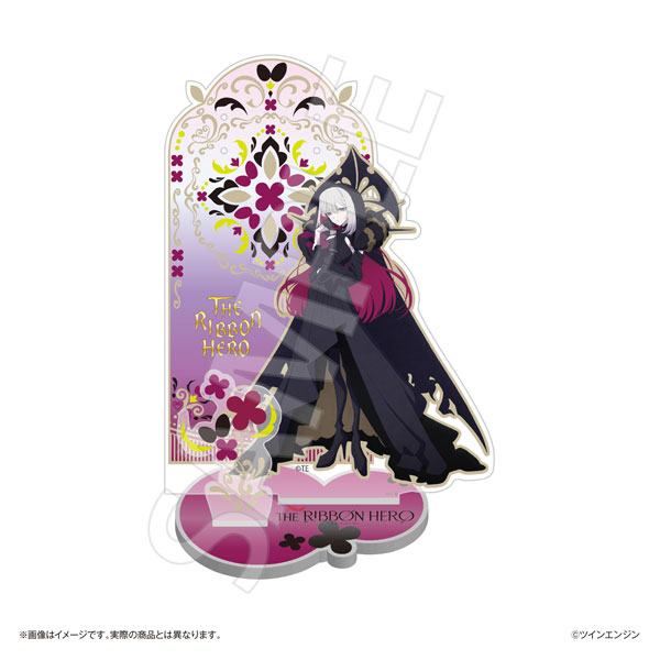 Papoter "THE RIBBON HERO" Jewelry Acrylic Stand Velvet