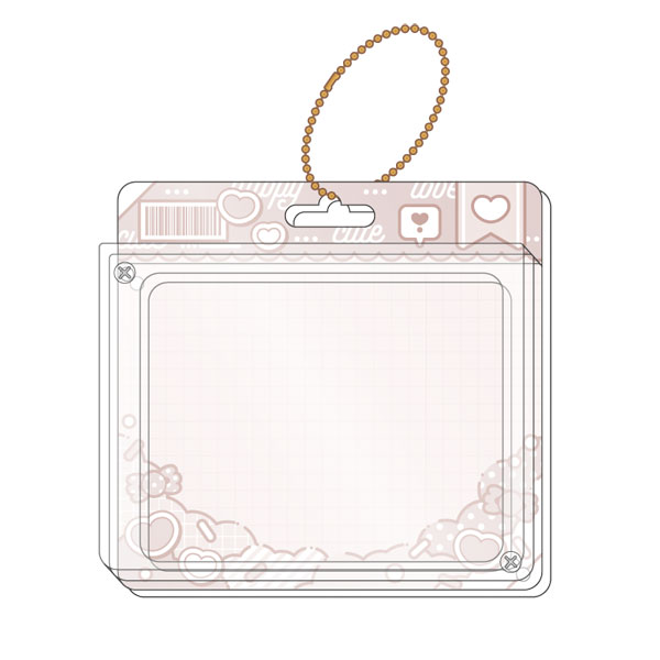 amie amie Original Pikuria Acrylic Frame TOY BOX ver. 6.White imagen 1