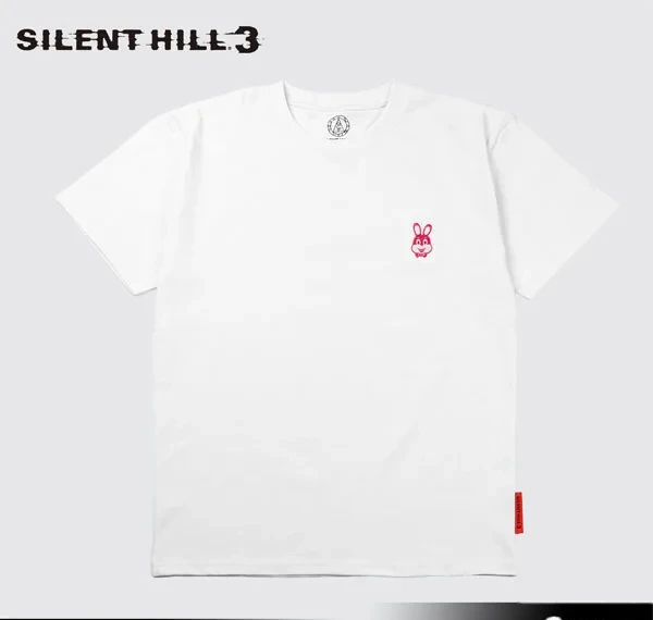 Gecco SILENT HILL 3/ Robbie the Rabbit Embroidery Icon T-shirt (Pink/White) M Bild 1
