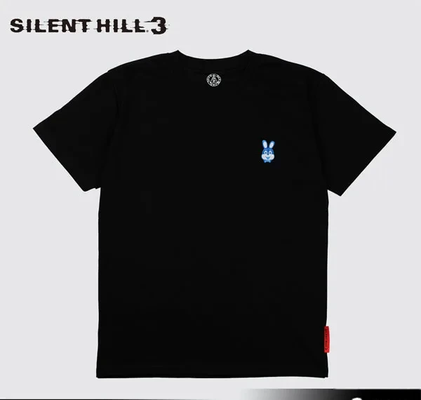 Gecco SILENT HILL 3/ Robbie the Rabbit Embroidery Icon T-shirt (Blue/Black) S รูปภาพ 1