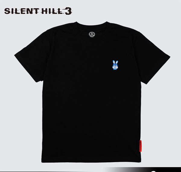 Gecco SILENT HILL 3/ Robbie the Rabbit Embroidery Icon T-shirt (Blue/Black) XL รูปภาพ 1