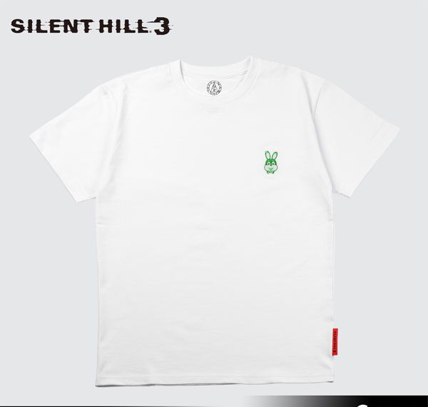 Gecco SILENT HILL 3/ Robbie the Rabbit Embroidery Icon T-shirt (Green/White) XL Bild 1