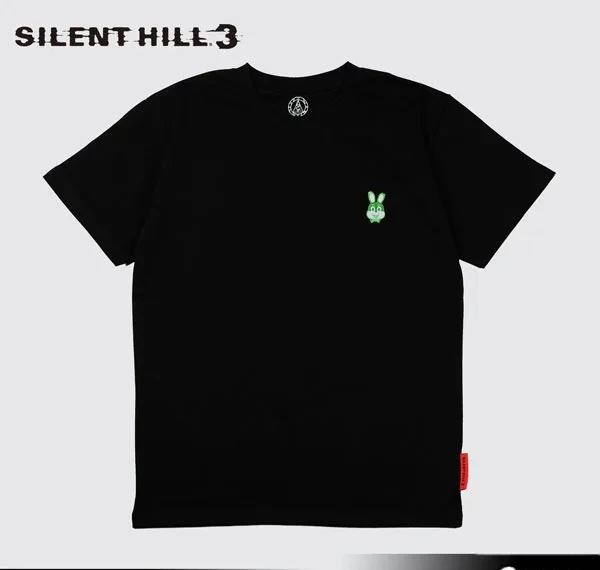 Gecco SILENT HILL 3/ Robbie the Rabbit Embroidery Icon T-shirt (Green/Black) L รูปภาพ 1