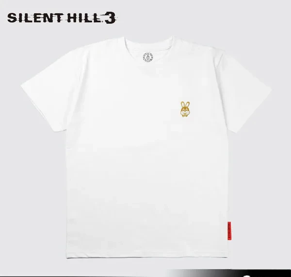 Gecco SILENT HILL 3/ Robbie the Rabbit Embroidery Icon T-shirt (Yellow/White) M รูปภาพ 1