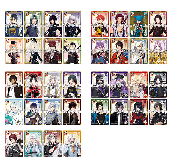 Ensky Touken Ranbu ONLINE Clear Card Collection Gum 18Pack BOX รูปภาพ 1