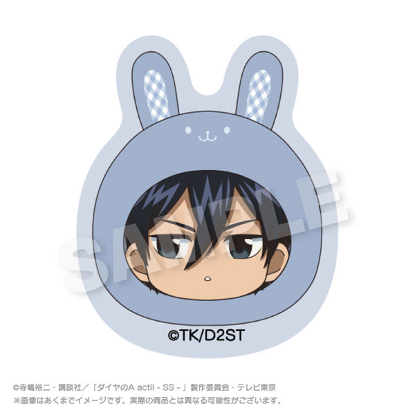 Stella Notes TV Anime "Ace of Diamond actII -Second Season-" Marumates Clip Rabbit ver. Satoru Furuya