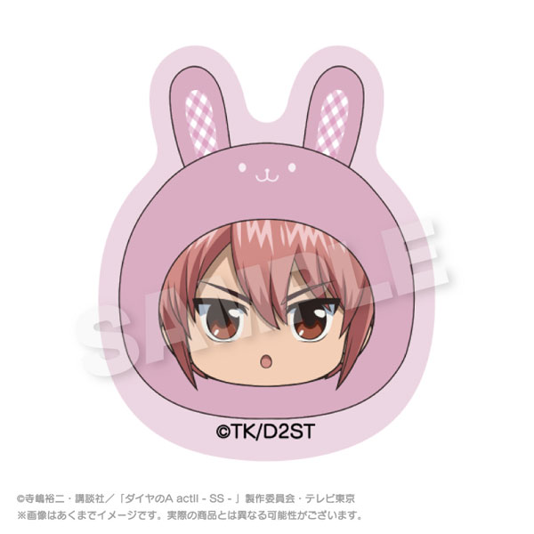 Stella Notes TV Anime "Ace of Diamond actII -Second Season-" Marumates Clip Rabbit ver. Haruichi Kominato