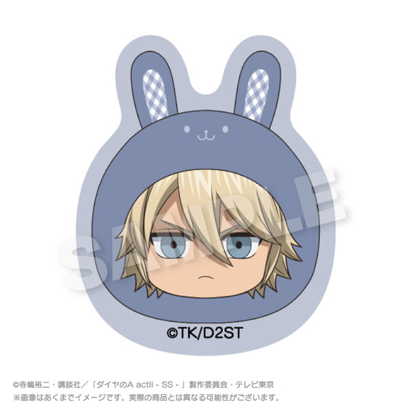 Stella Notes TV Anime "Ace of Diamond actII -Second Season-" Marumates Clip Rabbit ver. Koushuu Okumura Bild 1