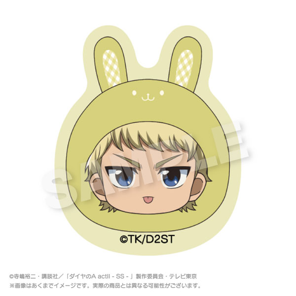 Stella Notes TV Anime "Ace of Diamond actII -Second Season-" Marumates Clip Rabbit ver. Mei Narumiya รูปภาพ 1