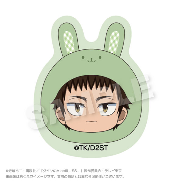 Stella Notes TV Anime "Ace of Diamond actII -Second Season-" Marumates Clip Rabbit ver. Itsuki Tadano รูปภาพ 1
