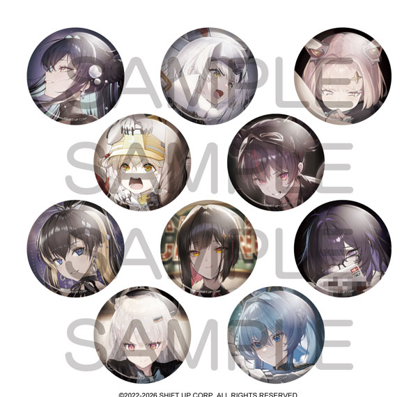 ALGERNON PRODUCT GODDESS OF VICTORY: NIKKE BURST COLLECTION Tin Badge Vol.9 10Pack BOX รูปภาพ 1