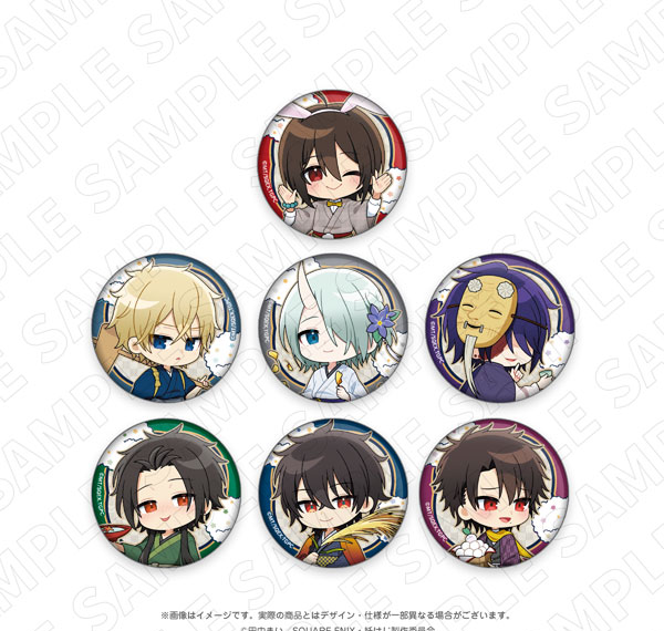 TOKYOGETS TV Anime "A Terrified Teacher at Ghoul School!" [Moon Viewing] Trading Tin Badge 7 Item Set Bild 1