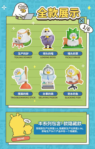 PLZDOT Dockyo Professional Team Series Mini Blind Box Figure 6Pack BOX