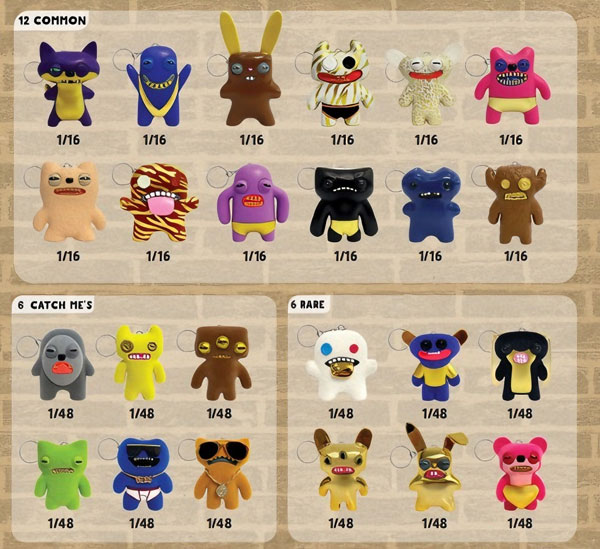 PMl Trading& Enterprise Ltd. Fuggler Figure Keychain Blind Bag Series 3 24Pack BOX