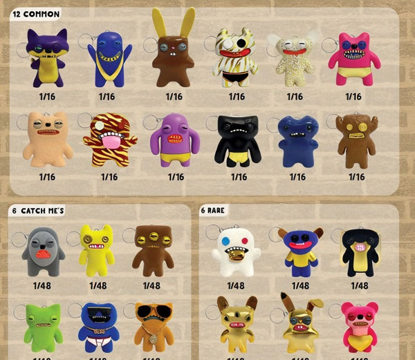 PMl Trading& Enterprise Ltd. Fuggler Figure Keychain Blind Bag Series 3 24Pack BOX รูปภาพ 1