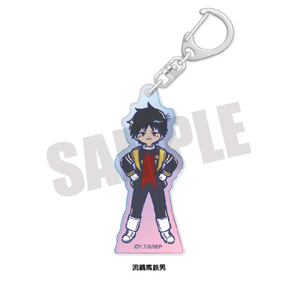 Playful Mind Company TV Anime "Snowball Earth" Retro Pop Aurora Acrylic Keychain Tetsuo Yabusame รูปภาพ 1
