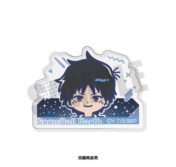 Playful Mind Company TV Anime "Snowball Earth" Retro Pop Acrylic Clip Tetsuo Yabusame รูปภาพ 1