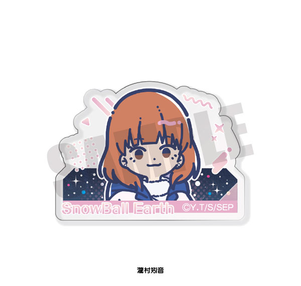 Playful Mind Company TV Anime "Snowball Earth" Retro Pop Acrylic Clip Hagane Takimura รูปภาพ 1