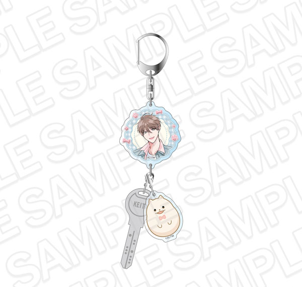 Contents Seed Onijoushi Gokuderasan wa Abakaretai. Spare Key Style Acrylic Keychain Keita Shoji With Doggy Bild 1