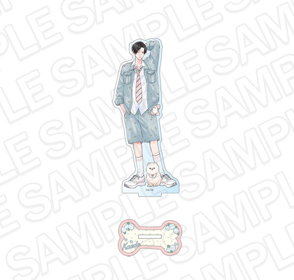 Contents Seed Onijoushi Gokuderasan wa Abakaretai. Acrylic Stand Kaede Gokudera With Doggy รูปภาพ 1