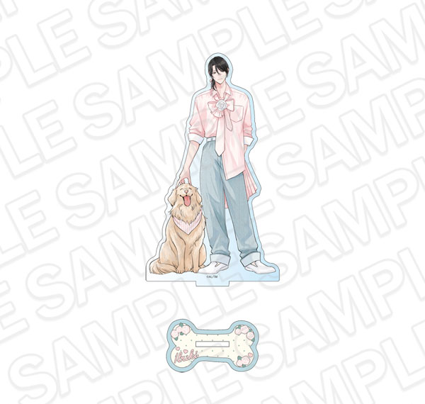 Contents Seed Onijoushi Gokuderasan wa Abakaretai. Acrylic Stand Ibuki Gokudera With Doggy Bild 1