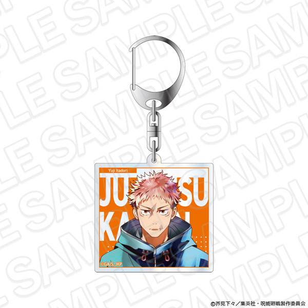 Contents Seed TV Anime "Jujutsu Kaisen" "The Culling Game" Aurora Acrylic Keychain PALE TONE series Yuji Itadori image 1