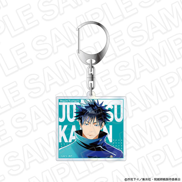 Contents Seed TV Anime "Jujutsu Kaisen" "The Culling Game" Aurora Acrylic Keychain PALE TONE series Megumi Fushiguro gambar 1