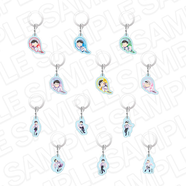 Contents Seed Osomatsu-san Acrylic Charm (Random) Angel ver. 12 Item Set gambar 1