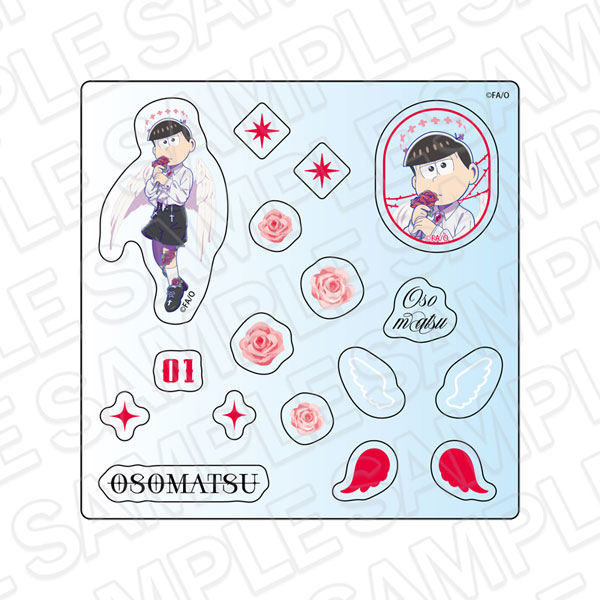 Contents Seed Osomatsu-san Acrylic Part Osomatsu Angel ver. Bild 1