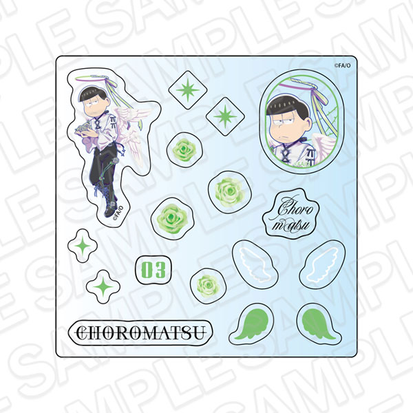 Contents Seed Osomatsu-san Acrylic Part Choromatsu Angel ver. gambar 1