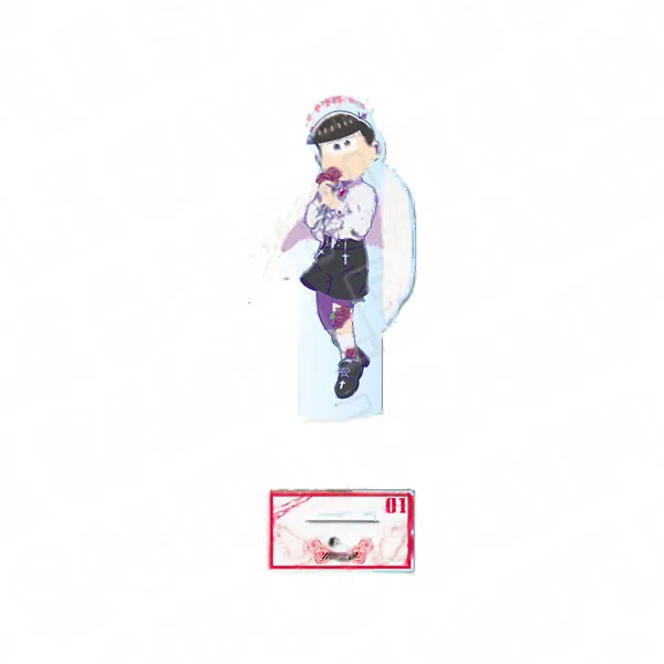 Contents Seed Osomatsu-san Deka Acrylic Stand Osomatsu Angel ver. gambar 1