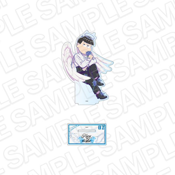 Contents Seed Osomatsu-san Deka Acrylic Stand Karamatsu Angel ver. image 1