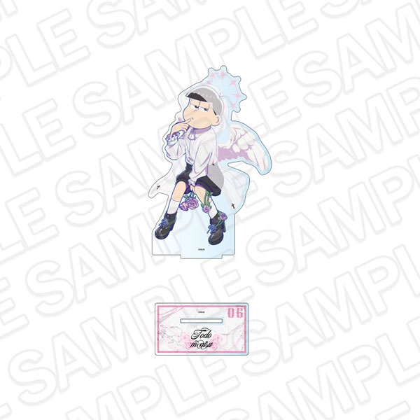 Contents Seed Osomatsu-san Deka Acrylic Stand Todomatsu Angel ver. image 1