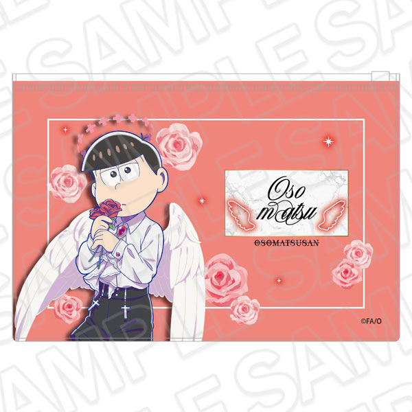 Contents Seed Osomatsu-san Clear Pouch Osomatsu Angel ver. gambar 1
