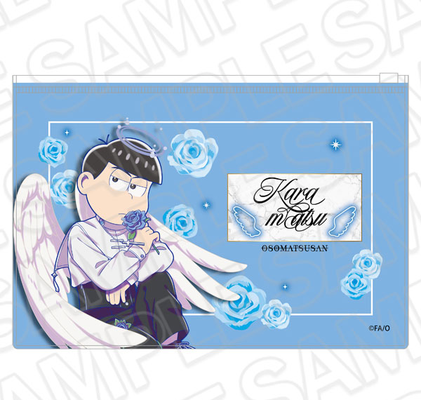 Contents Seed Osomatsu-san Clear Pouch Karamatsu Angel ver. รูปภาพ 1