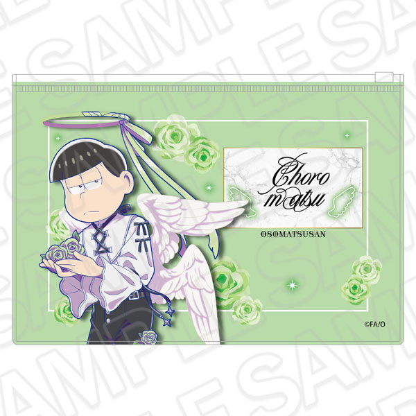 Contents Seed Osomatsu-san Clear Pouch Choromatsu Angel ver. gambar 1