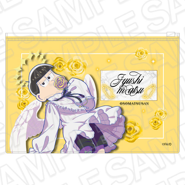 Contents Seed Osomatsu-san Clear Pouch Jyushimatsu Angel ver. image 1