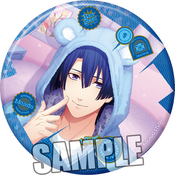 Broccoli Uta no Prince-sama BIG Hologram Tin Badge Best Shots from Everyday Life Ver. "Masato Hijirikawa"