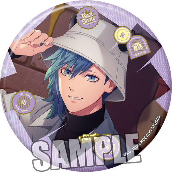 Broccoli Uta no Prince-sama BIG Hologram Tin Badge Best Shots from Everyday Life Ver. "Ai Mikaze" Bild 1