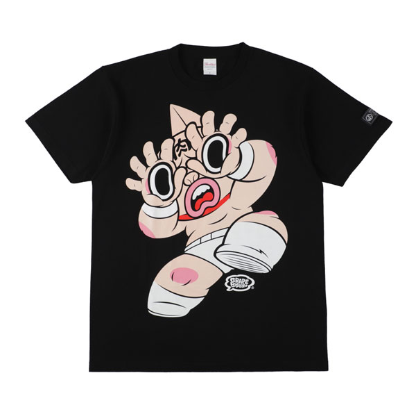 Fivestartoy Kinnikuman x GRAPE BRAIN GB Suguru T-shirt BLACK L Size รูปภาพ 1