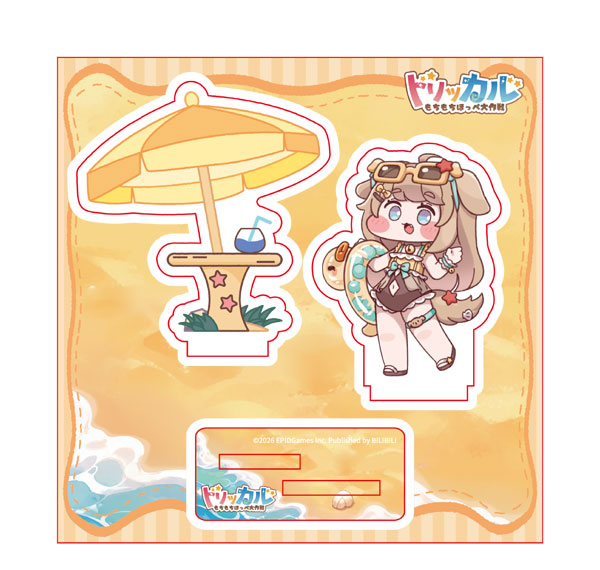 bilibili Trickal: Chibi Go Acrylic Stand Butter รูปภาพ 1